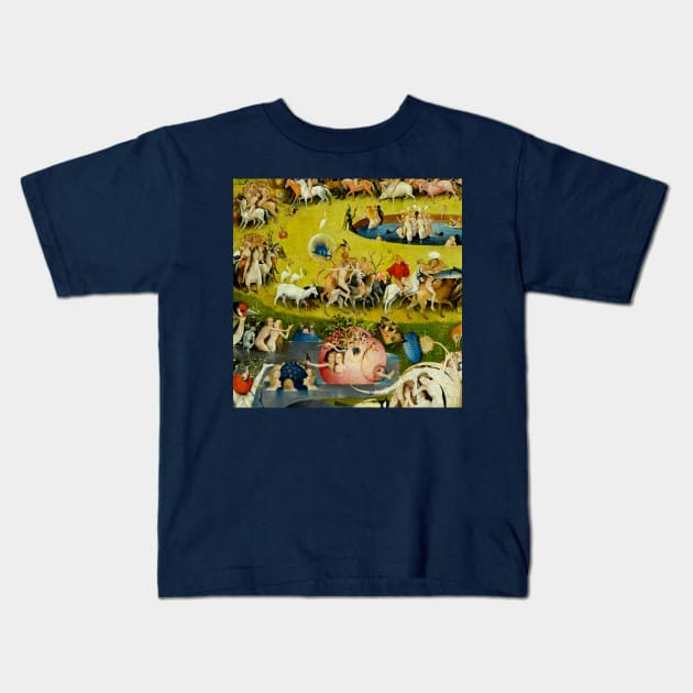 The Garden of Earthly Delights 3 Kids T-Shirt by truthtopower